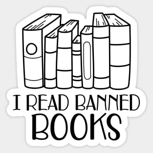 Book - I read banned books Sticker